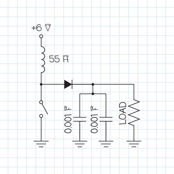 Boost converter circuit diagram